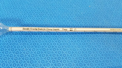 Unbranded Vintage Long Floating Mash & Brew Tester Thermometer German Made Lab Tool Laboratory Thermometer, second-hand product photo 4
