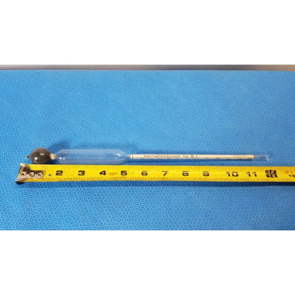 Unbranded Vintage Long Floating Mash & Brew Tester Thermometer German Made Lab Tool Laboratory Thermometer, second-hand product photo 2