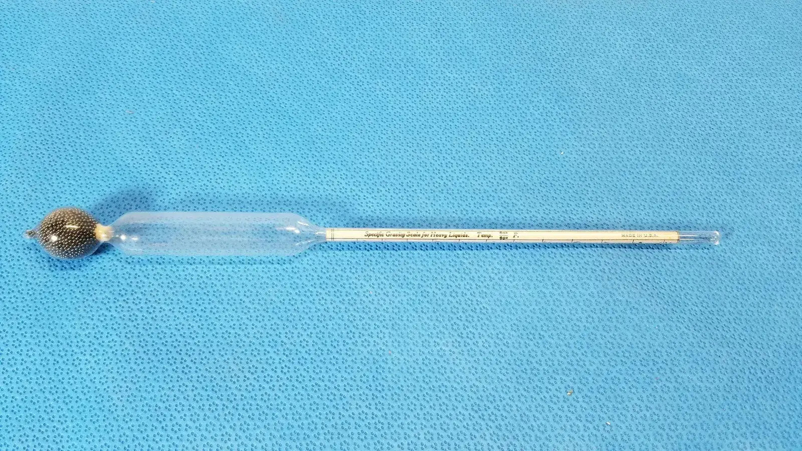 Unbranded Vintage Long Floating Mash & Brew Tester Thermometer German Made Lab Tool Laboratory Thermometer, second-hand product photo 5