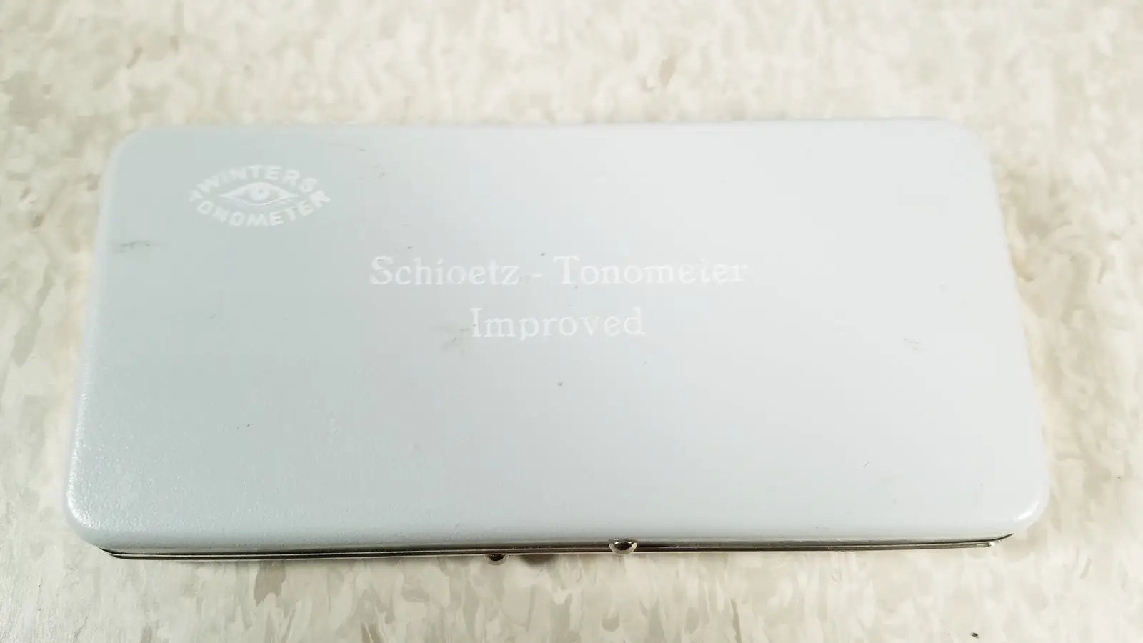 Winters Tonometer Vintage Winters Schioetz Tonometer Improved Optometry With Case & Papers Tonometer, second-hand product photo 2