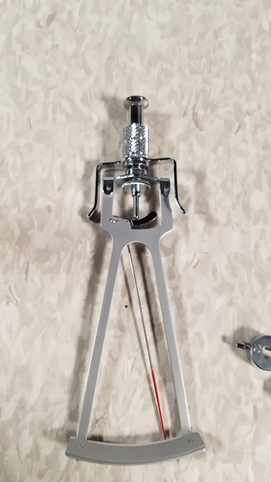 Winters Tonometer Vintage Winters Schioetz Tonometer Improved Optometry With Case & Papers Tonometer, second-hand product photo 9