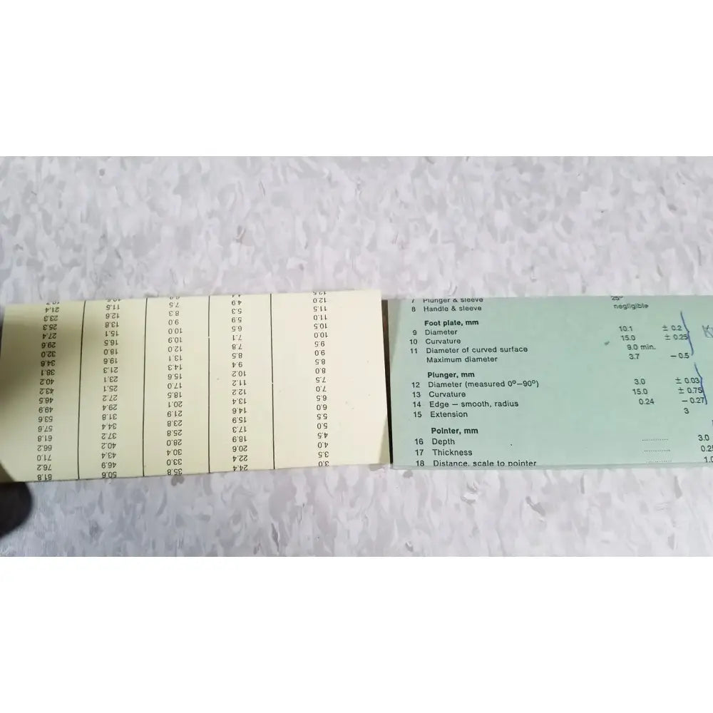 Winters Tonometer Vintage Winters Schioetz Tonometer Improved Optometry With Case & Papers Tonometer, second-hand product photo 4