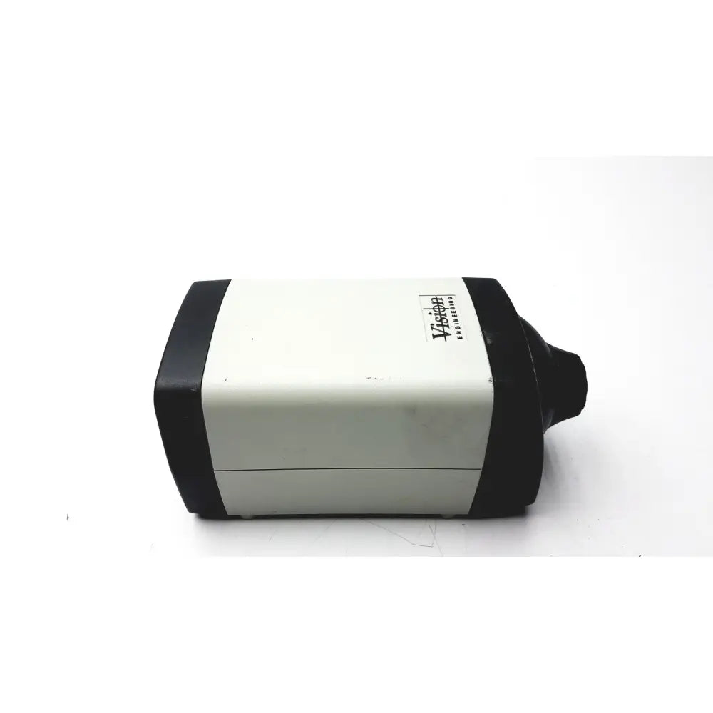 Black and white vistaprint branded vision engineering microscope camera head with rounded protrusion for imaging use