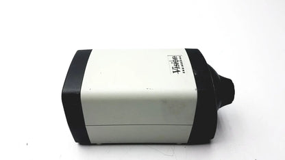 Black and white vistaprint branded vision engineering microscope camera head with rounded protrusion for imaging use
