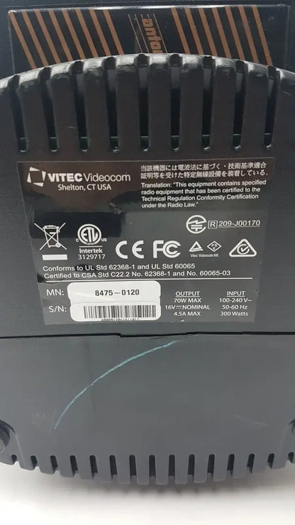 Vitec Videocam 8475-0120 Anton Bauer Charger Hytron 140 Battery Charger, second-hand product photo 8