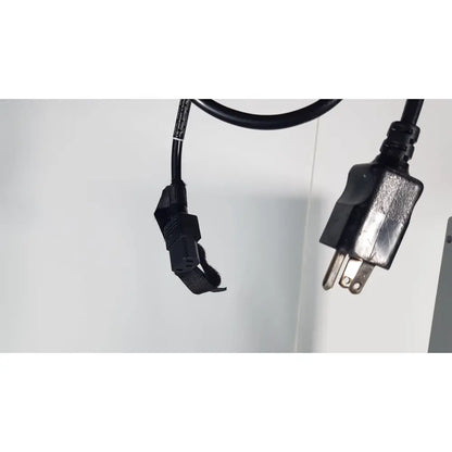 Black power cord with three-prong plug and molded strain relief for volcano s5 imaging operator’s manual reuse medical equipment