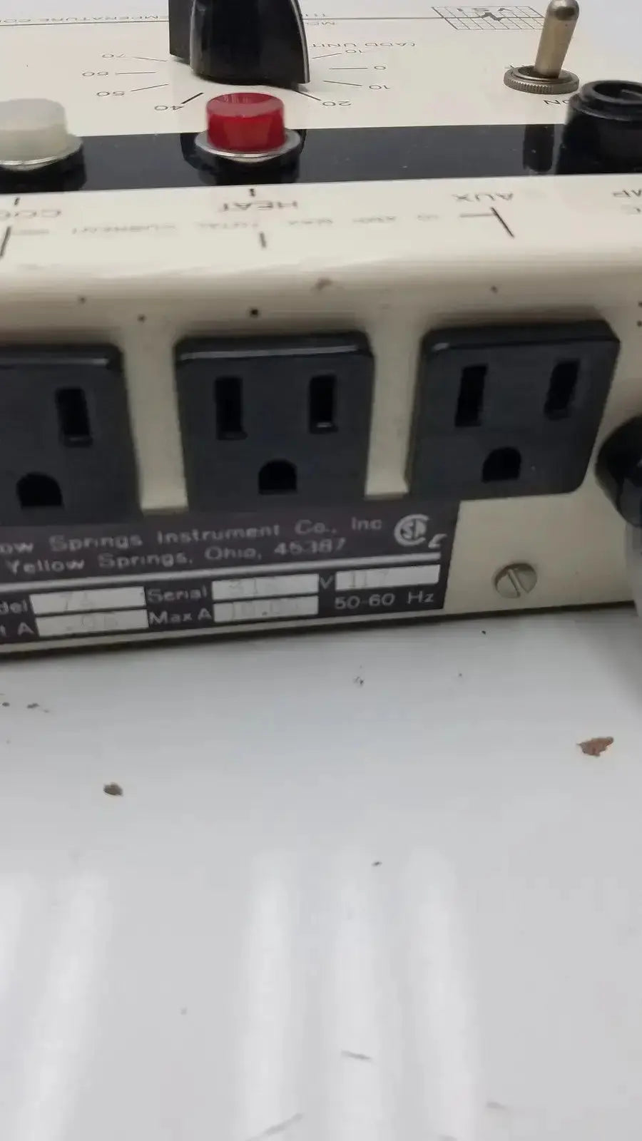 VSI Thermistemp Temperature Controller Model 74, -10-70°C 10 Amps Temperature Controller, second-hand product photo 3