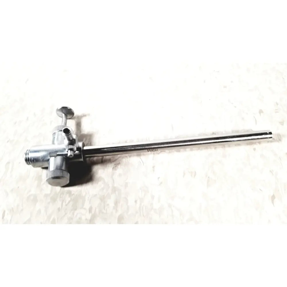 Stainless steel vwgh cat endoscope sheath with long slender shaft and three adjustable knobs for reuse medical applications