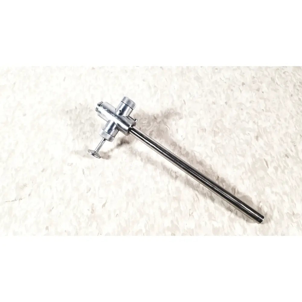 Vwgh cat 80201 endoscope sheath silver-colored metal valve with long stem and three threaded ports for reuse medical use