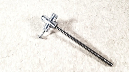 Vwgh cat 80201 endoscope sheath silver-colored metal valve with long stem and three threaded ports for reuse medical use