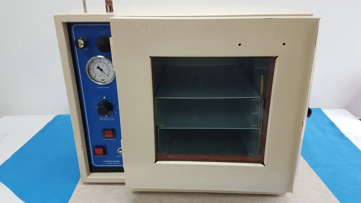 Reuse Medical VWR 1410 Scientific Vacuum Oven with Electromotors Laboratory Unit Lab Furnaces & Ovens, as-is (for parts) product photo 1