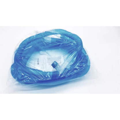 Blue corrugated plastic pool vacuum hose in clear packaging for vyaire 0y1778 airlife ventilator circuit use