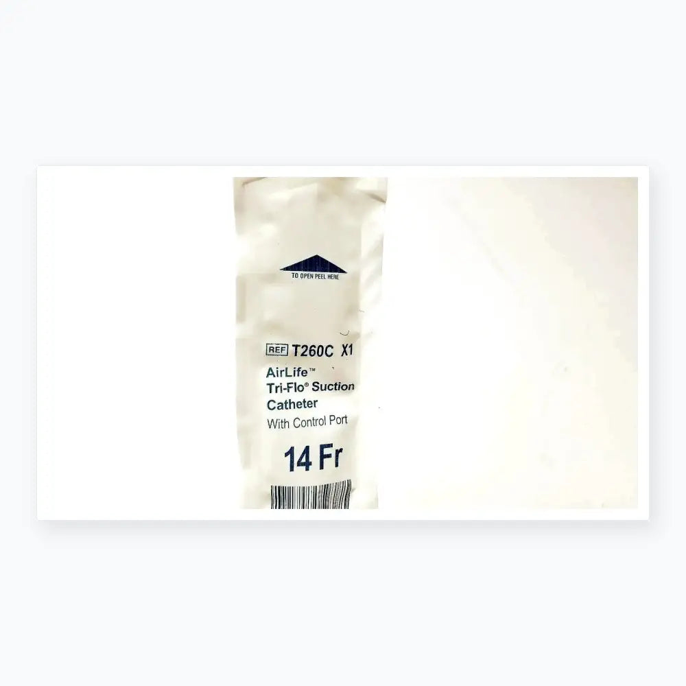 Vyaire AirLife Tri-Flo Suction Catheter, 14Fr (T260C X1) Suction Catheter, second-hand product photo 3