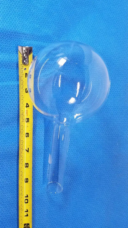 VYCOR 1000mL Long Neck Round Bottom Flask – Borosilicate Laboratory Glassware Laboratory Glassware, second-hand product photo 1
