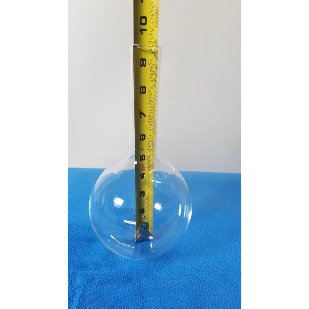 VYCOR 1000mL Long Neck Round Bottom Flask – Borosilicate Laboratory Glassware Laboratory Glassware, second-hand product photo 3