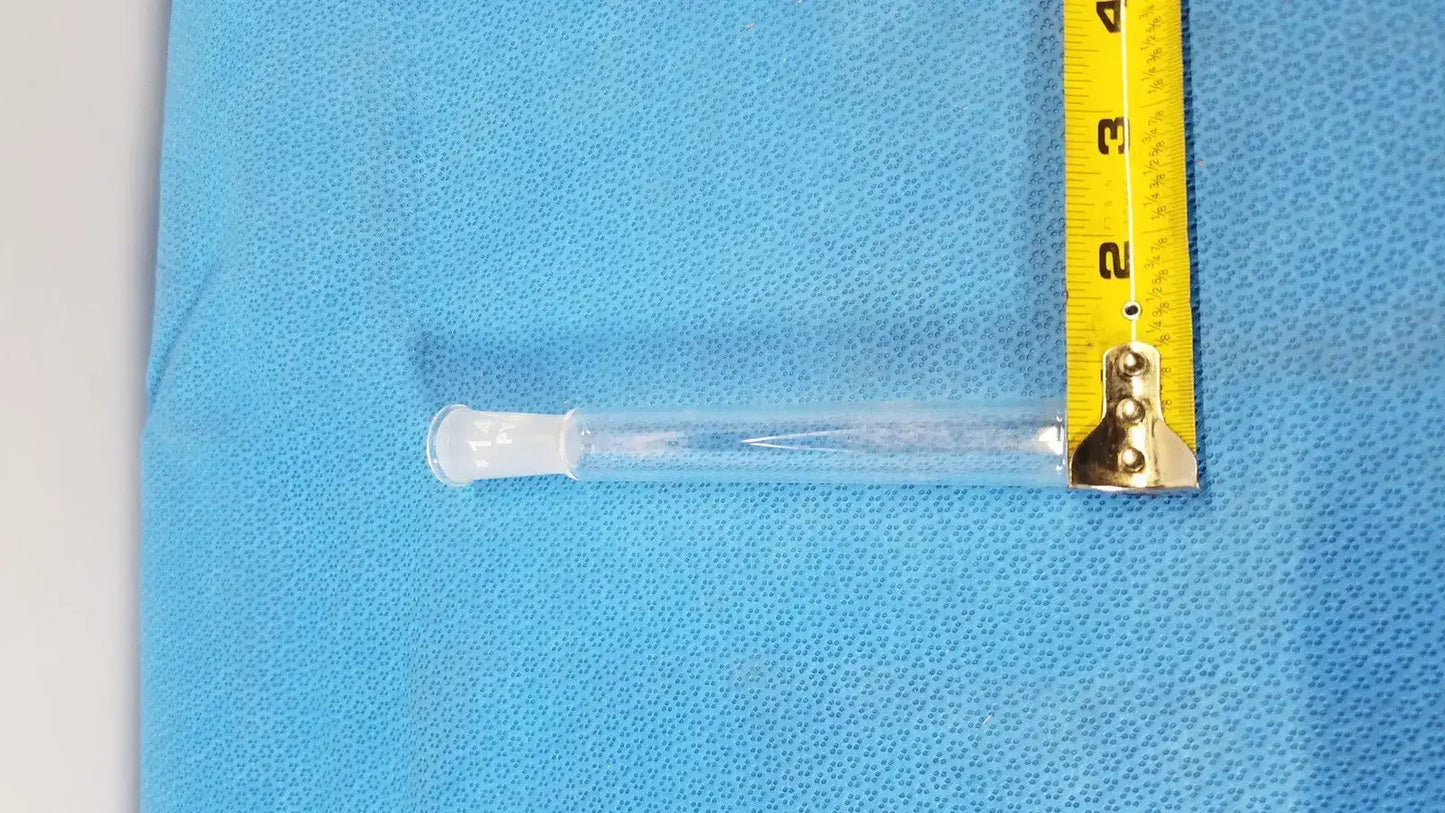 PYREX VYCOR 14/35 Outer Ground Joint - Corning High-Temp Lab Glassware Laboratory Glassware Component, second-hand product photo 2