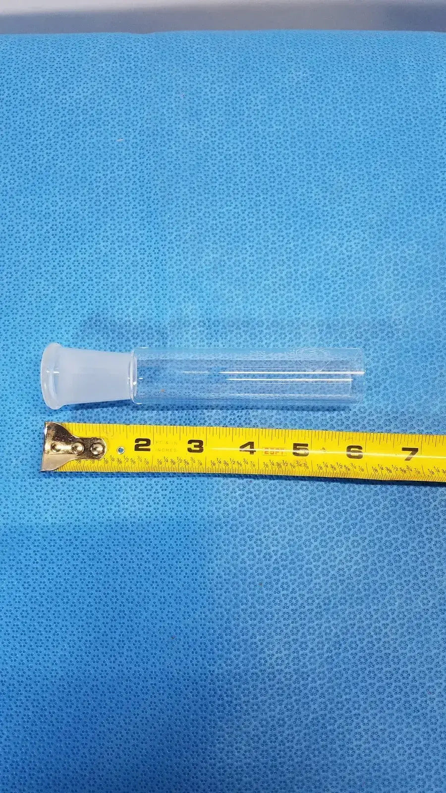 Vycor 24/40 Full Length Outer Ground Glass Joint, Lab Glassware Connector Outer Ground Glass Joint, second-hand product photo 3