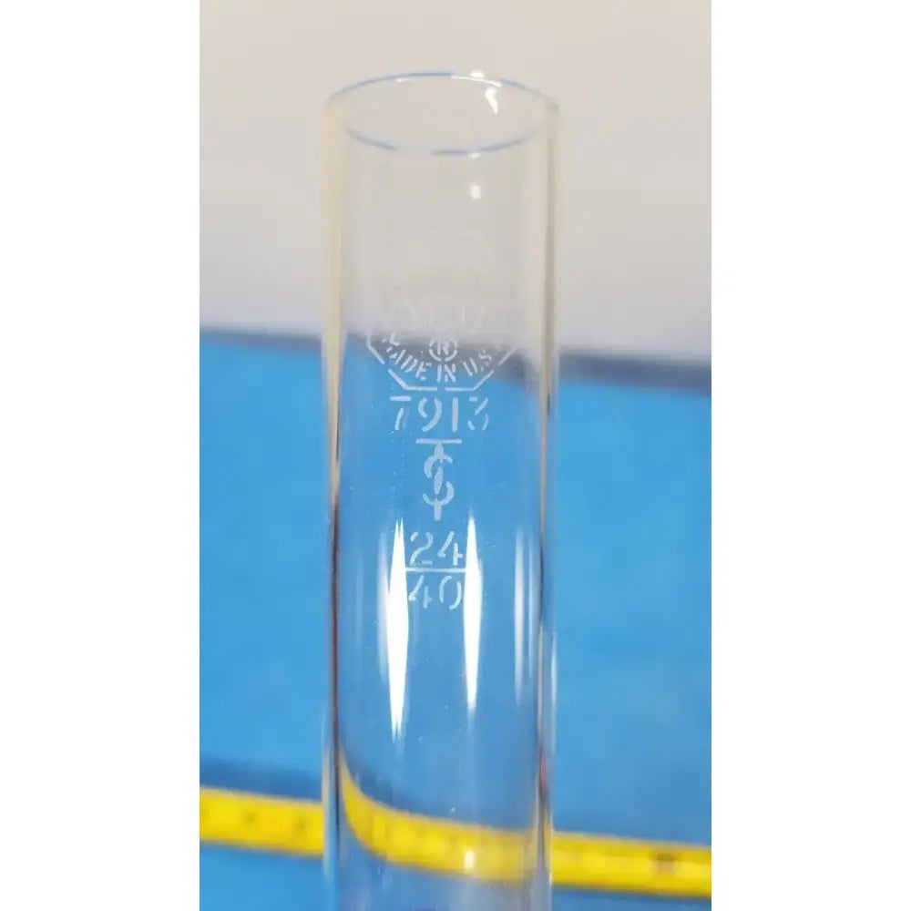 Vycor 24/40 Full Length Outer Ground Glass Joint, Lab Glassware Connector Outer Ground Glass Joint, second-hand product photo 2
