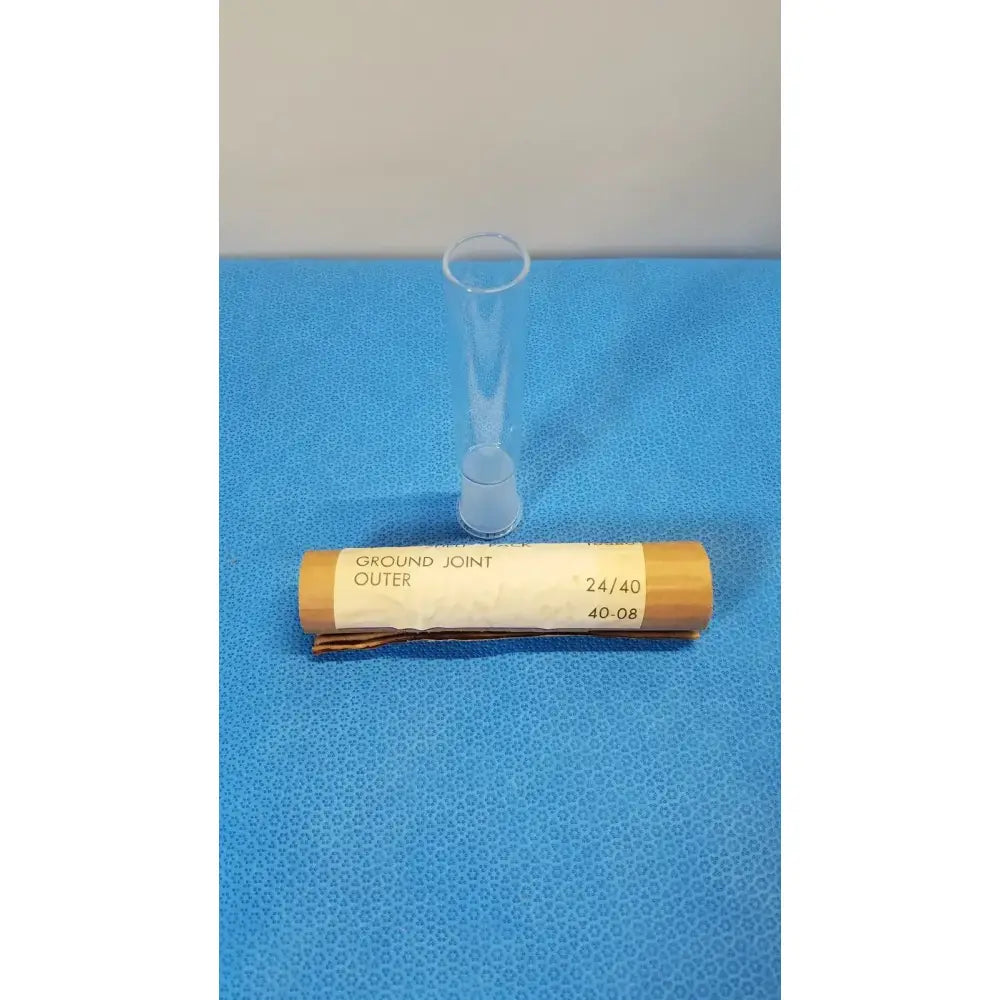 Vycor 24/40 Full Length Outer Ground Glass Joint, Lab Glassware Connector Outer Ground Glass Joint, second-hand product photo 4