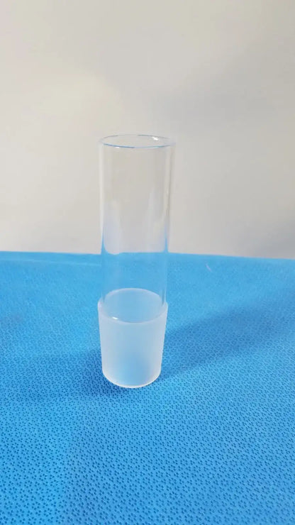 VYCOR High-Temperature Glass Joint Adapter, Ground Outer Joint 45/50 Laboratory Glassware Adapter, second-hand product photo 1