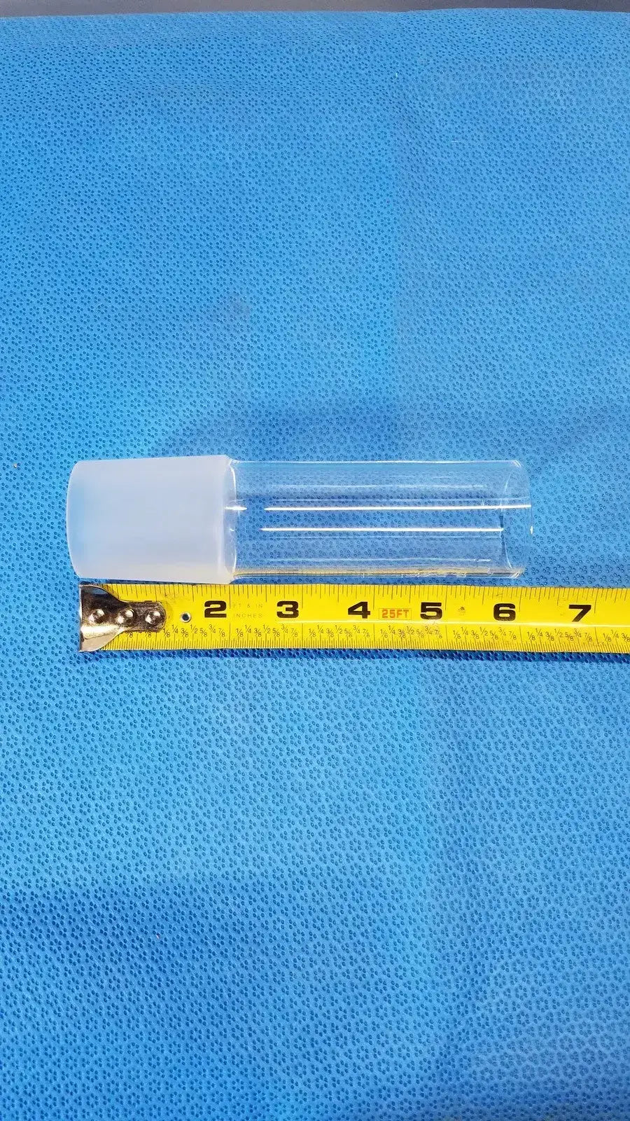 VYCOR High-Temperature Glass Joint Adapter, Ground Outer Joint 45/50 Laboratory Glassware Adapter, second-hand product photo 5
