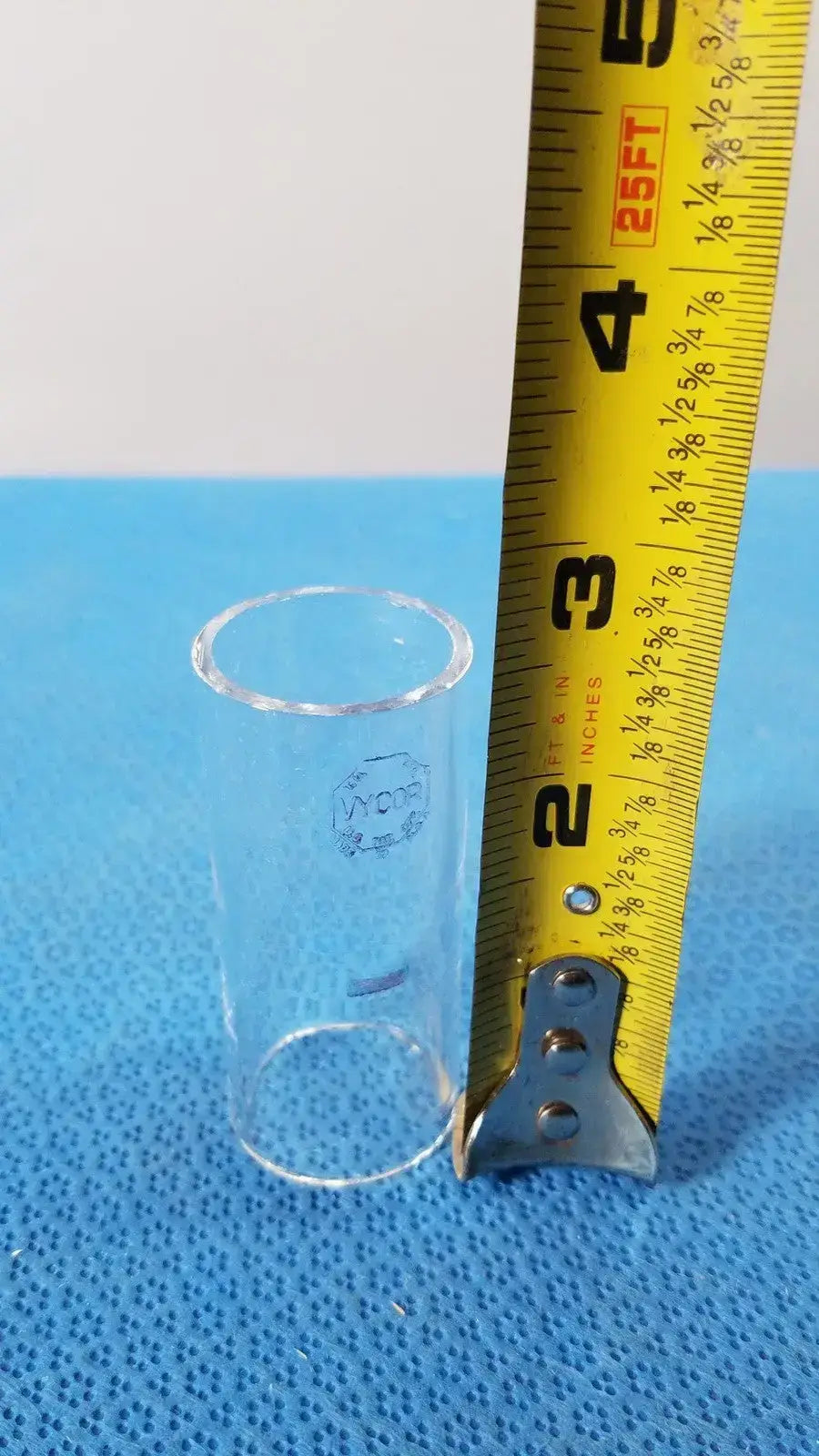 VYCOR Size 4 Glass Jacket – High-Temperature Laboratory Sleeve, Borosilicate Laboratory Equipment Part, second-hand product photo 3