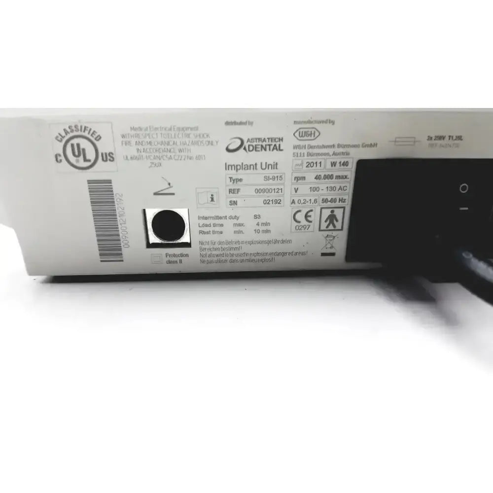 W & H W&H Astra Tech SI-915 Dental Dentistry Handpiece Unit Dental Handpiece Unit, second-hand product photo 4