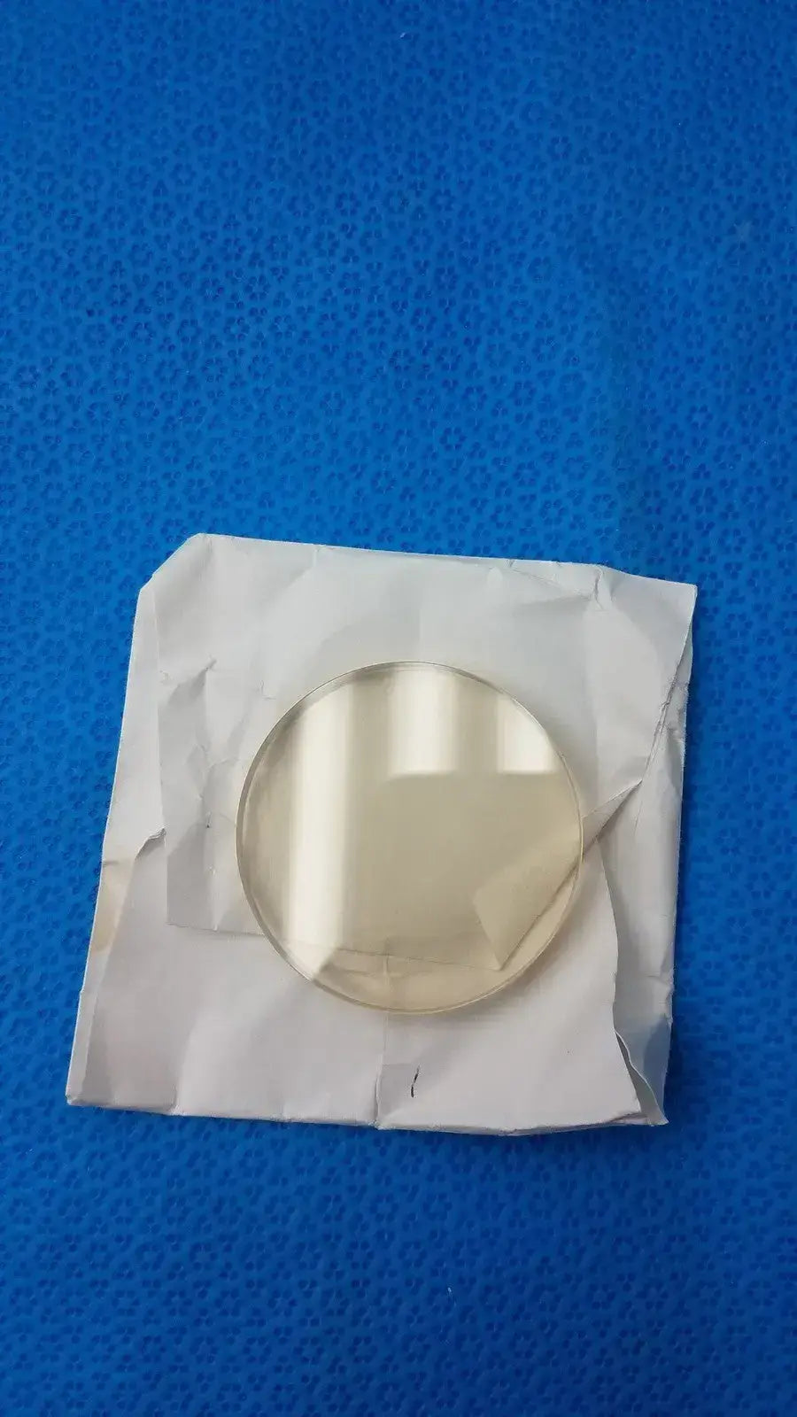 Schott W1147 Schott Zerodur Exp. Class 2 127x90mm Ellipse 10mm + Melt H11178A2 6.35mm Optical Glass Substrate, as-is (for parts) product photo 4