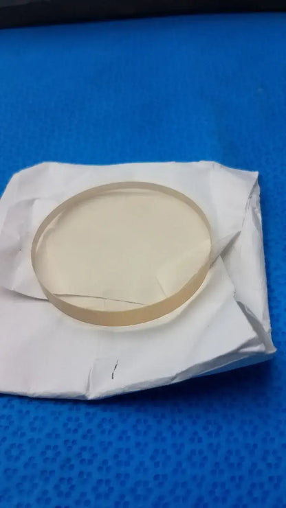 Schott W1147 Schott Zerodur Exp. Class 2 127x90mm Ellipse 10mm + Melt H11178A2 6.35mm Optical Glass Substrate, as-is (for parts) product photo 5