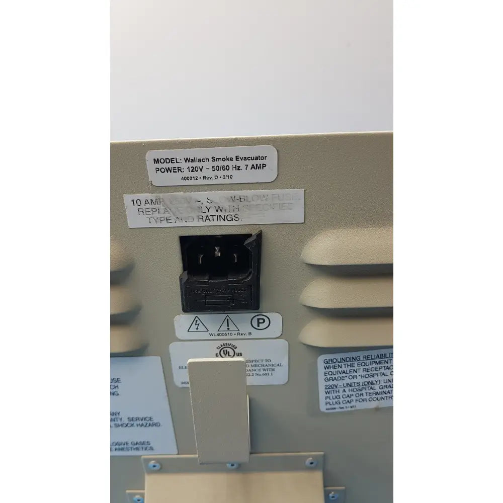 Wallach Biovac Quantum Series Smoke Evacuator Ref 909070 - Smoke Evacuator