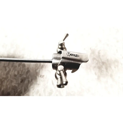 Silver metallic laparoscopic obturator res with polished finish and wappler engraving for reuse medical use