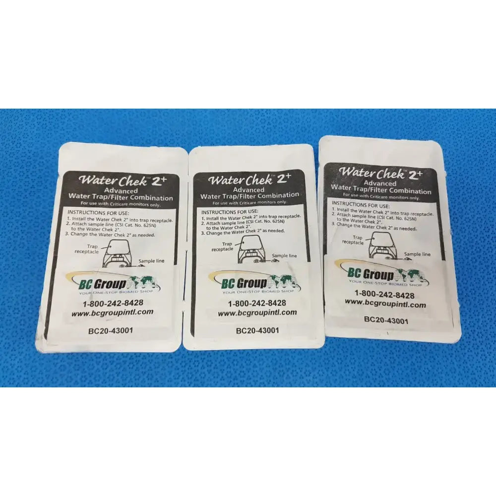 Unknown Water Chek 2+ Water Trap and Filter Combination Unit Lot of 3 Water Trap and Filter, new product photo 1