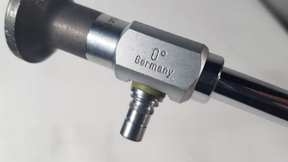 Weck 110410 silver metallic laparoscope degree scope with 0 degree angle engraved for reuse medical procedures