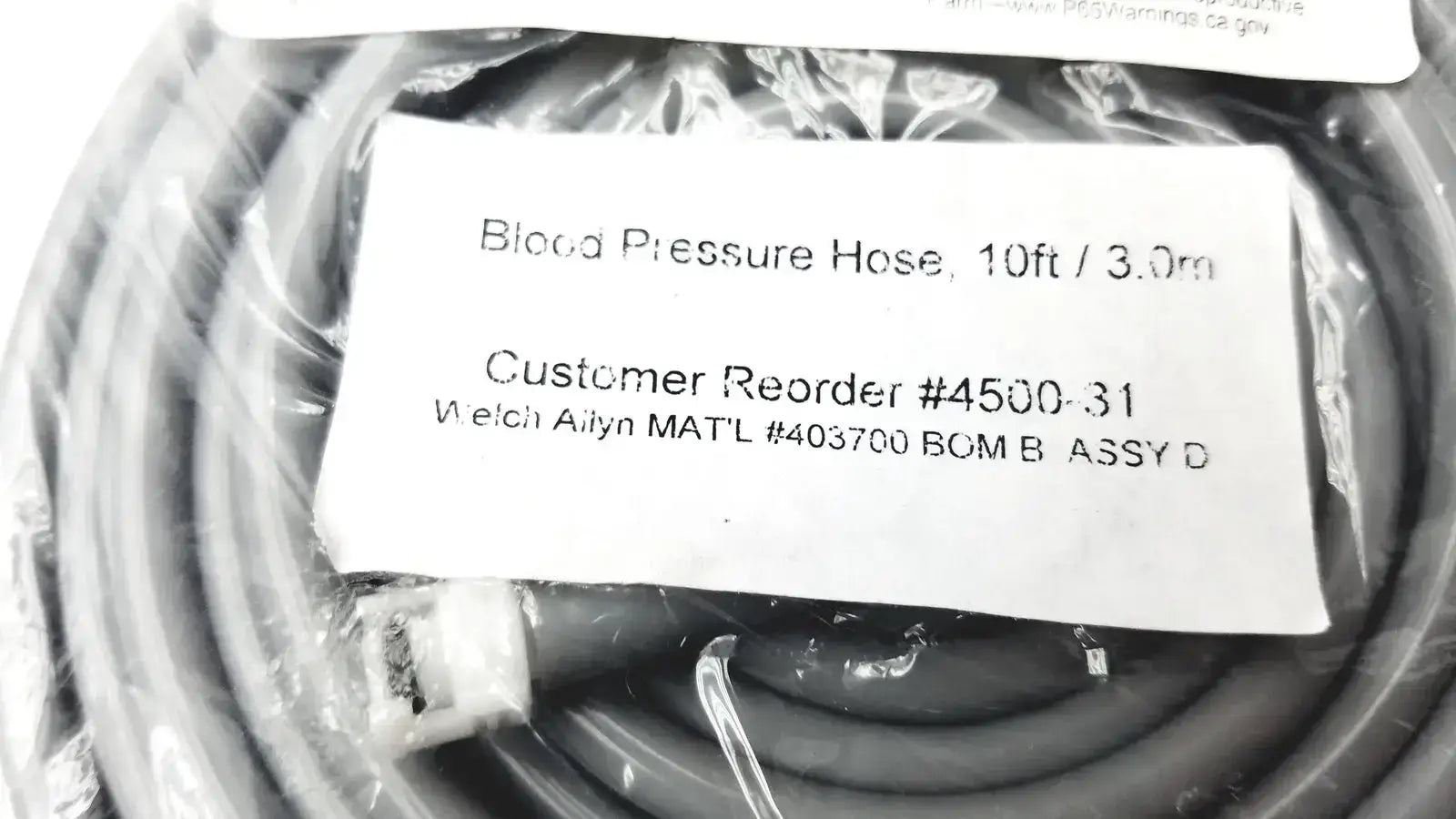 Welch Allyn 4500-31 Blood Pressure Hose, 10FT Blood Pressure Hose, second-hand product photo 3