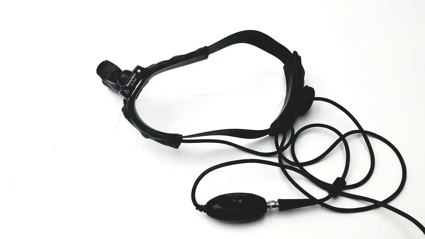 Welch Allyn 49000 Procedure Headlight System w/ Direct Power Supply Surgical Headlight, second-hand product photo 1