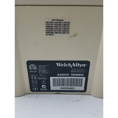 Welch Allyn 52000 Series Vital Signs Monitor Vital Signs Monitor, as-is (for parts) product photo 11