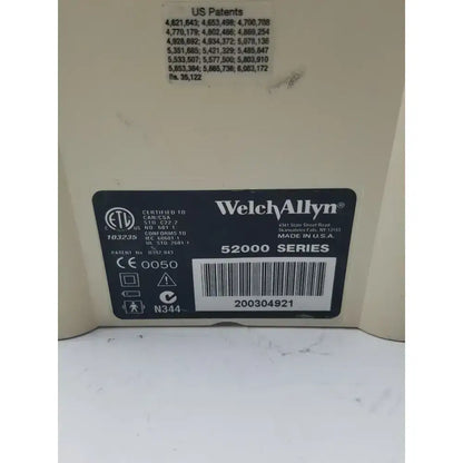 Welch Allyn 52000 Series Vital Signs Monitor Vital Signs Monitor, as-is (for parts) product photo 10