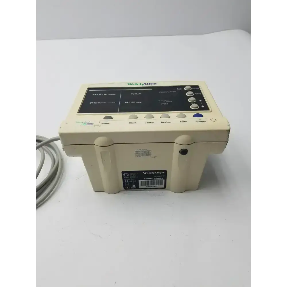 Welch Allyn 52000 Series Vital Signs Monitor Vital Signs Monitor, as-is (for parts) product photo 8