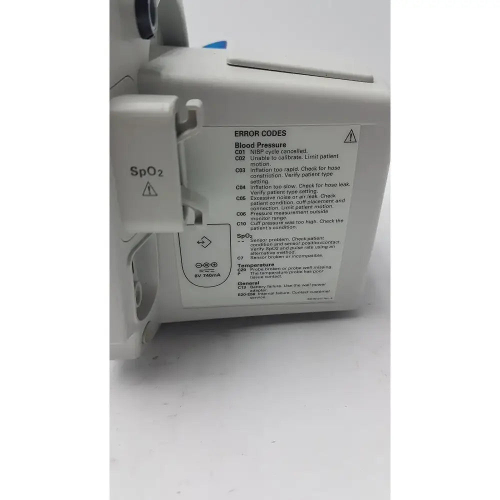 Welch Allyn 53000 Series Vital Signs Monitor 007-0434-00 Vital Signs Monitor, as-is (for parts) product photo 10