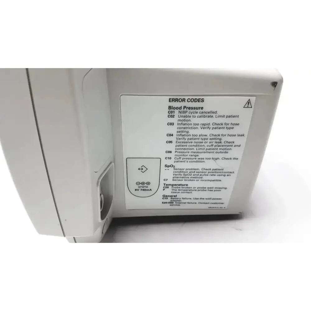 Welch Allyn 530T0 Patient Monitor Patient Monitor, as-is (for parts) product photo 9