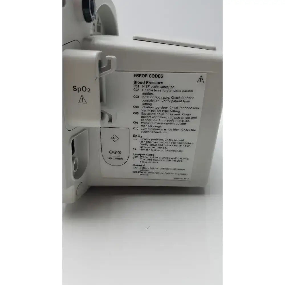 Welch Allyn 53N00 Spot Vital Sign Monitor 007-0100-01 Vital Signs Monitor, as-is (for parts) product photo 3