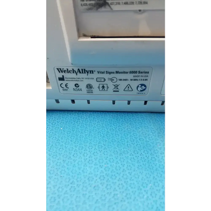 Welch Allyn 6000 Series Vital Signs Monitor Model 65MTXX Vital Signs Monitor, second-hand product photo 8