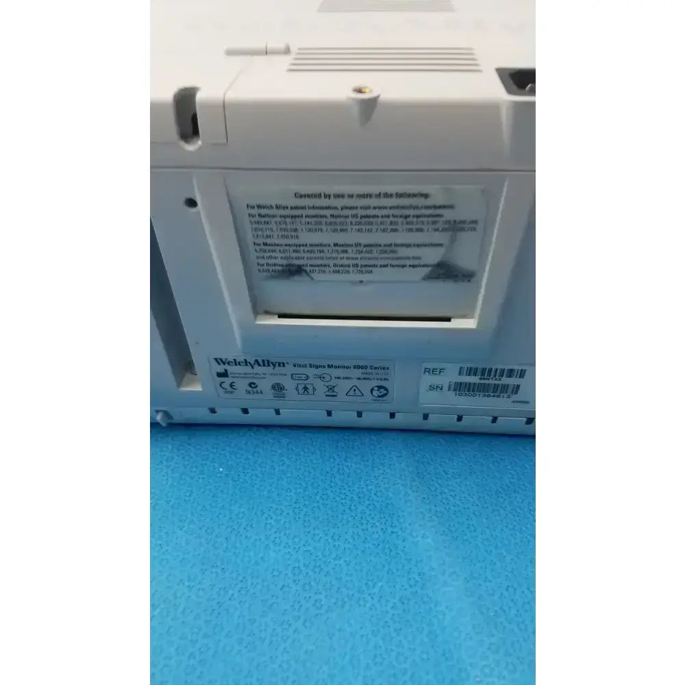 Welch Allyn 6000 Series Vital Signs Monitor Model 65MTXX Vital Signs Monitor, second-hand product photo 7