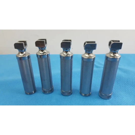 Reuse Medical Welch Allyn 60300 Fiber Optic Laryngoscope Handles - Lot Of 5 Laryngoscopes, second-hand product photo 1