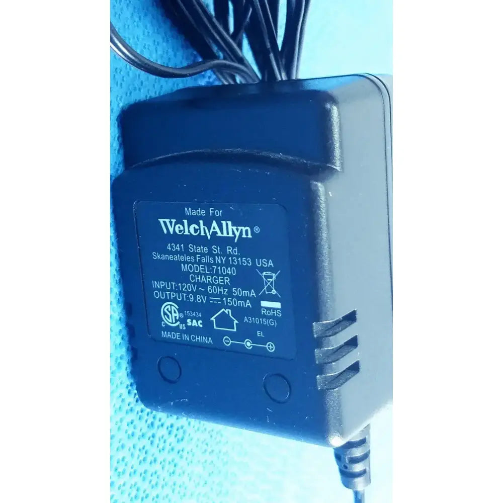Welch Allyn 71040 Transformer Adapter Charger Power Supply, 120V - 60Hz 50mA Power Supply, second-hand product photo 5