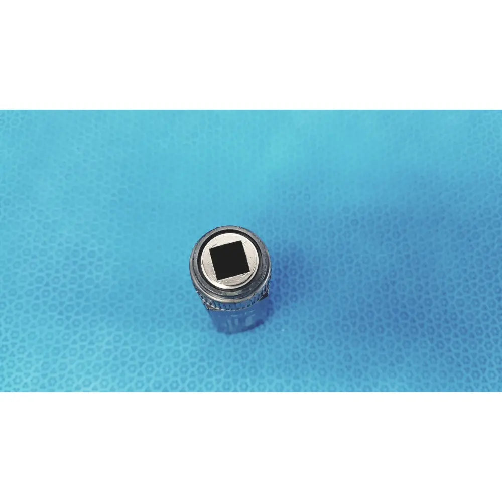 Silver-colored metal socket wrench with square drive opening for welch allyn rectal light handle medical examination illumination