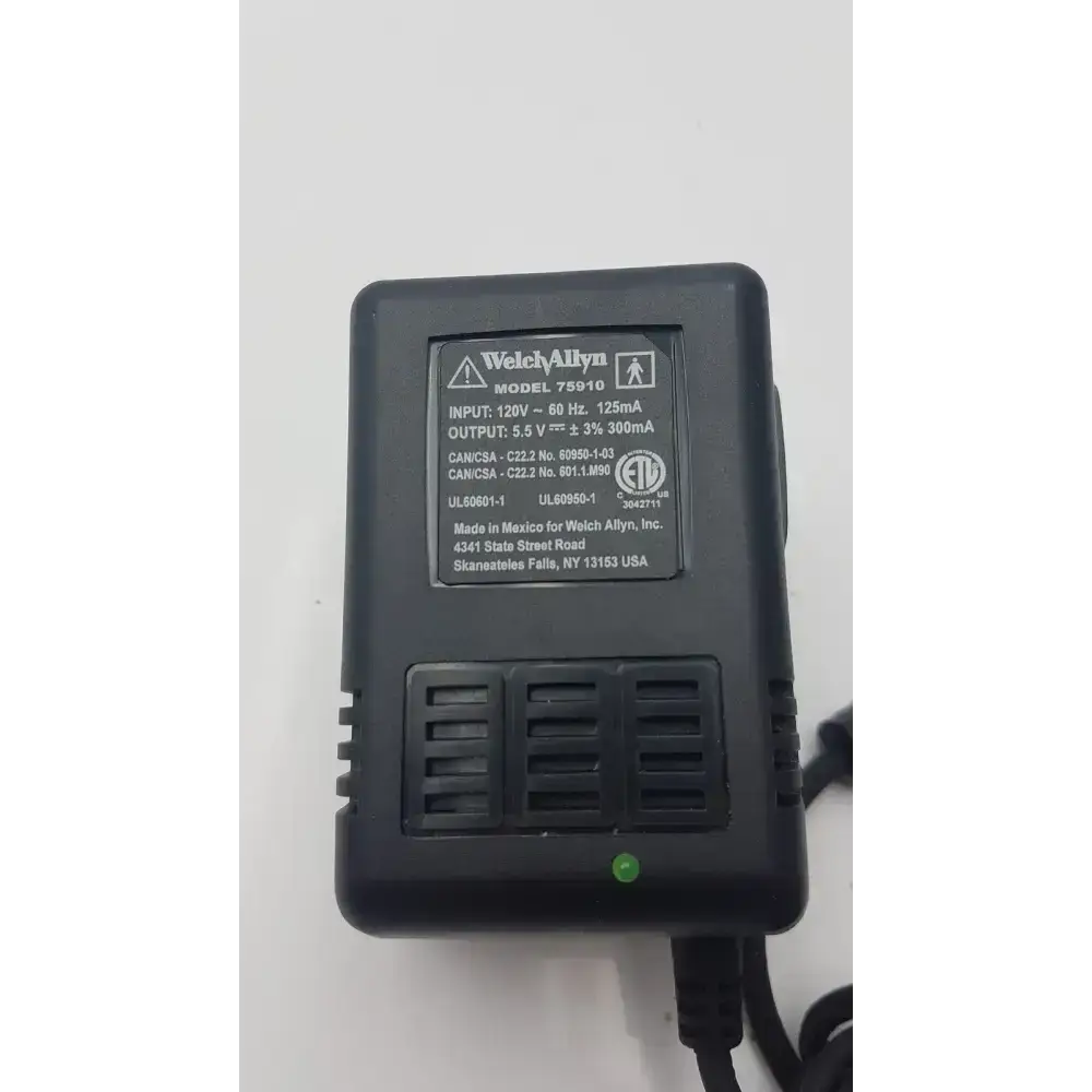 Welch Allyn 75910 Illuminator Kleenspec AC Power Adapter Power Adapter, second-hand product photo 5