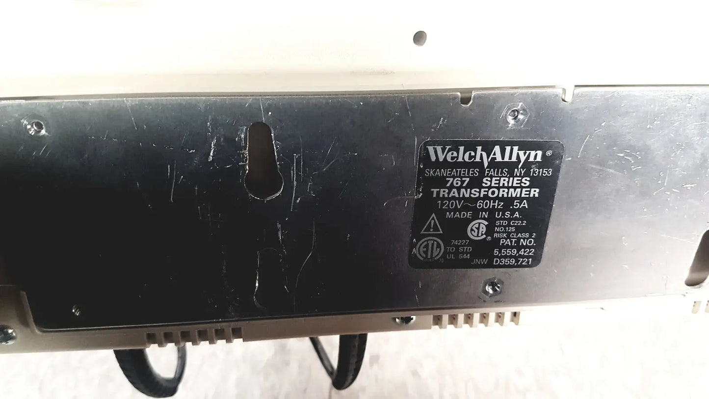 Welch Allyn 767 Series Transformer With Heads Diagnostic Wall Transformer, second-hand product photo 6