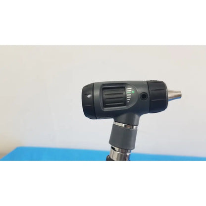 Welch Allyn 767 Series transformer otoscope with black and silver reuse medical design and green power indicator light