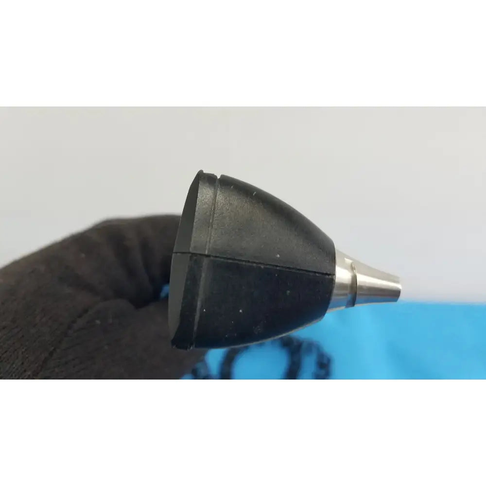Black rubber nozzle with metallic tip for welch allyn 767 series wall transformer ophthalmic diagnostic tool
